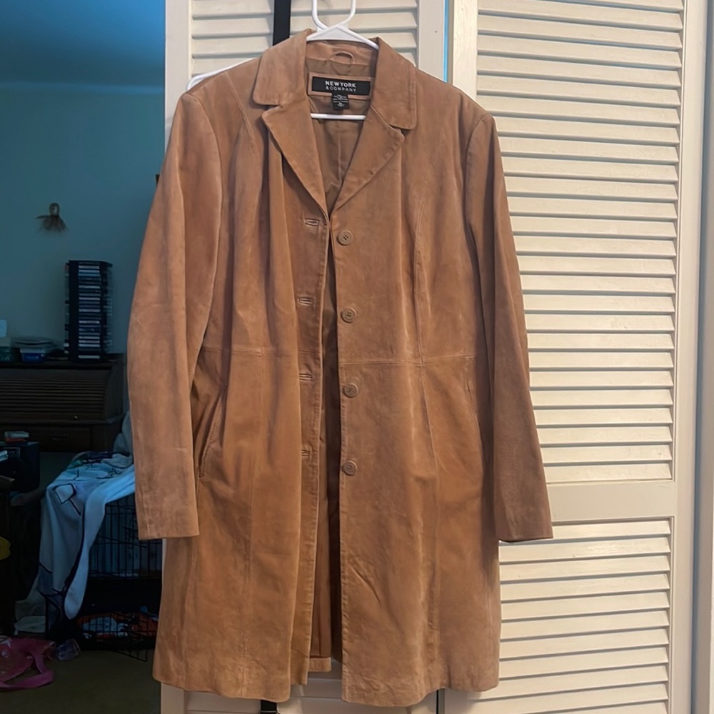New York and Co Leather Jacket